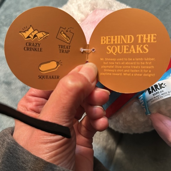 Bark Mr. Shmeep M-L 20+ lbs dog tot New - Picture 7 of 8